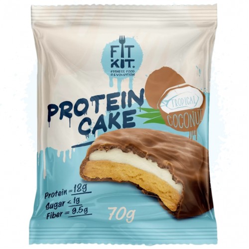 Protein Cake, 70г (Тропический кокос)