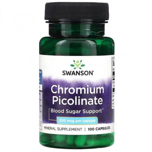 Chromium Picolinate 200, 100 caps