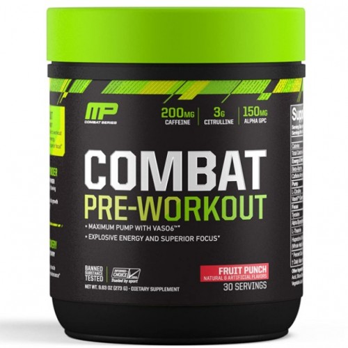 Combat Pre-Workout, 273g (Fruit Punch)
