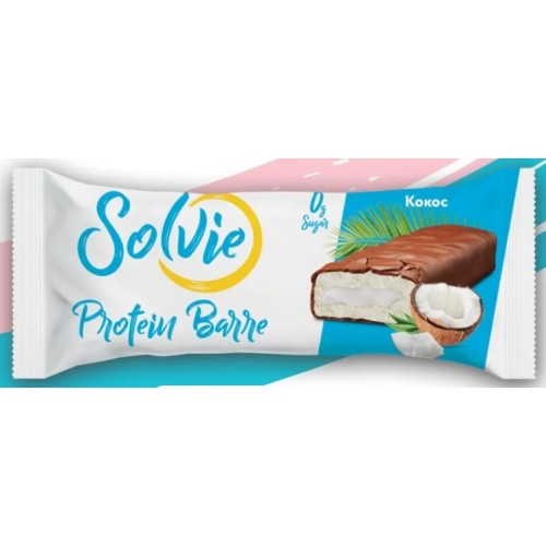 Батончик глазированный "Protein Barre", 50г (Кокос)