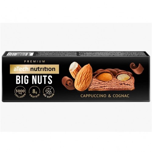 Батончик "BIG NUTS", 40g (Капучино-Миндаль)