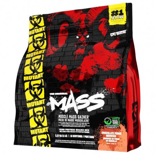 Mutant Mass 5 lb (2240g) - Chocolate Fudge Brownie