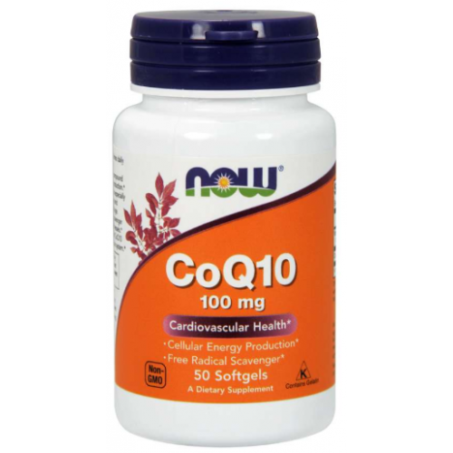 CoQ10 100 mg, 50 softgels