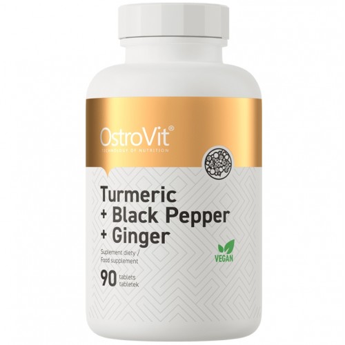 Turmeric + Black Pepper + Ginger, 90 tabs
