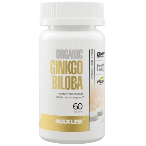 Organic Ginkgo Biloba, 60 tabs