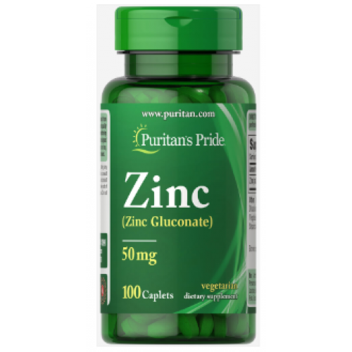 Zinc 50mg, 100 caplets