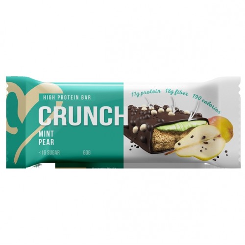 CRUNCH BAR MINT PEAR, 60g