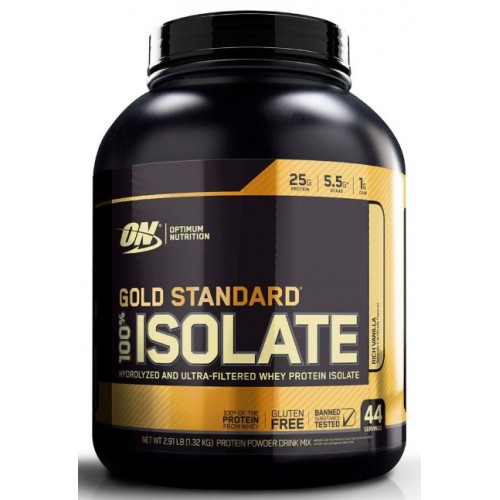 Gold Standard 100% Isolate, 1.32 kg (44 servings) - Rich Vanilla