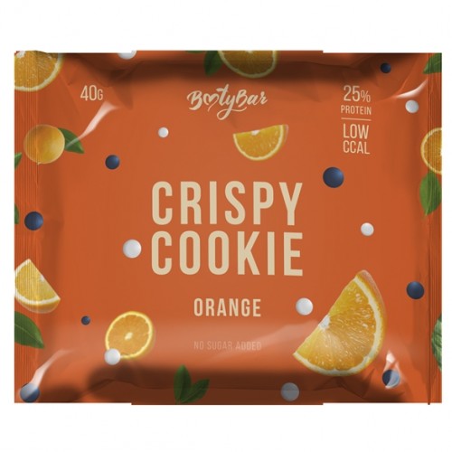 Протеиновое печенье в глазури CRISPY COOKIE, 40г (Апельсин)