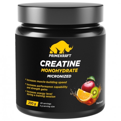 Creatine Monohydrate, 200g (Фруктовый пунш)