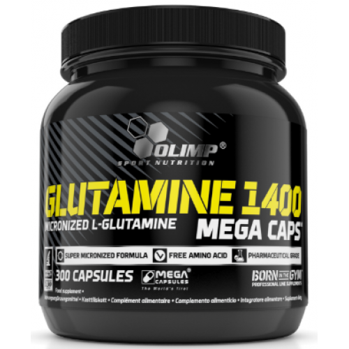 Glutamine mega caps 1400® - 300 капсул