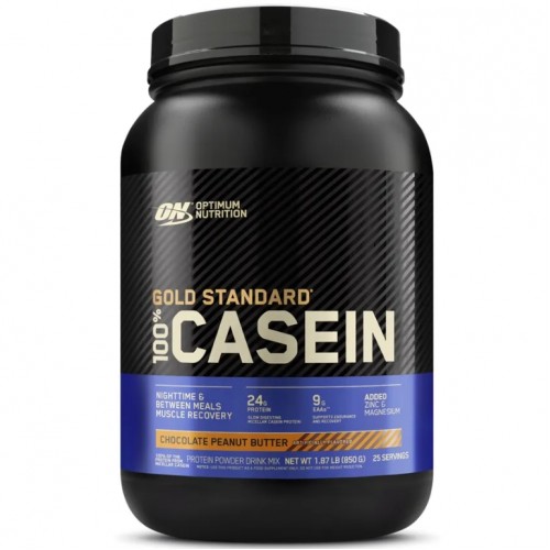 100% Casein Gold Standard, 850g (Шоколадное арахисовое масло)