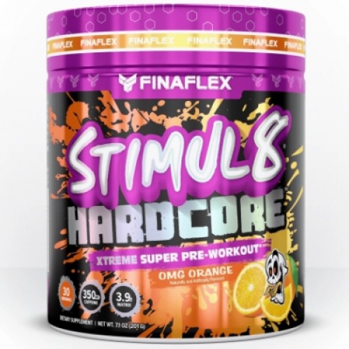 STIMUL8 HARDCORE Xtreme Super Pre-Workout, 201g (Orange)
