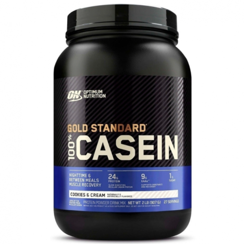 100% Casein Gold Standard, 907g (Cookies & Cream)