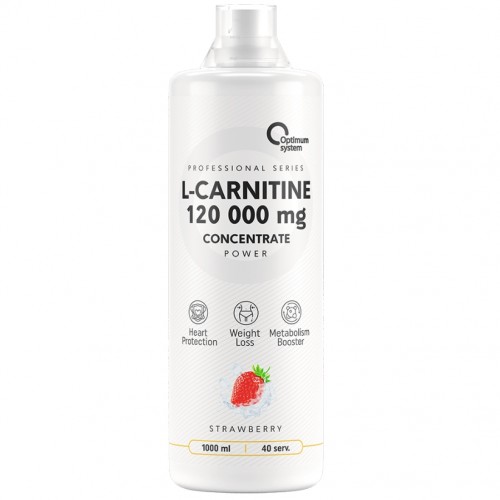 L-Carnitine Concentrate 120000, 1000ml (Клубника)