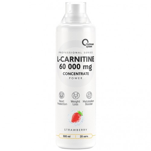 L-Carnitine Concentrate 60000, 500ml (Клубника)