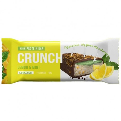 CRUNCH BAR LEMON & MINT, 60g