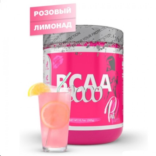 BCAA 8000 Pink, 300g (Розовый лимонад)