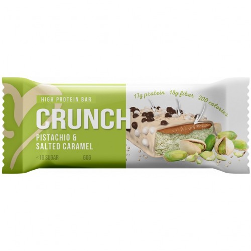 CRUNCH BAR PISTACHIO & SALTED CARAMEL, 60g
