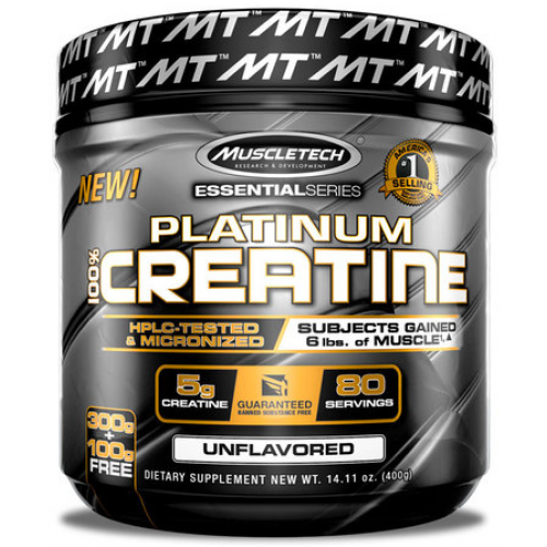 PLATINUM 100% CREATINE, 400g