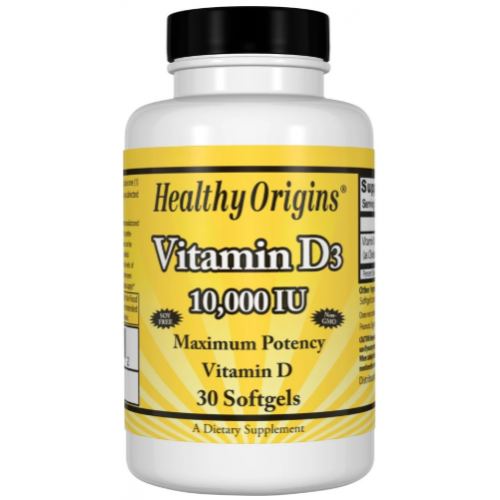 Vitamin D3 10.000 IU, 30 softgels