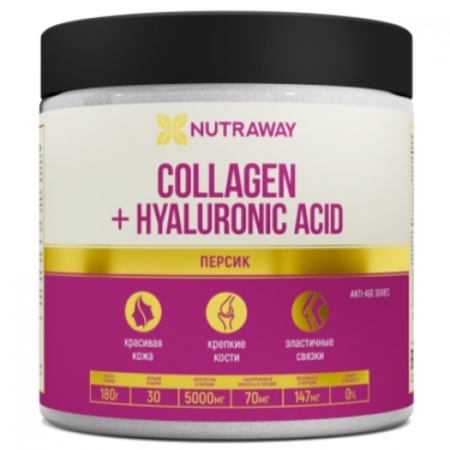 Collagen + Hyaluronic Acid, 180g (Персик)