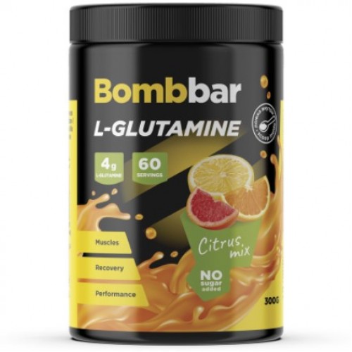 L-Glutamine, 300g (Цитрусовый микс)