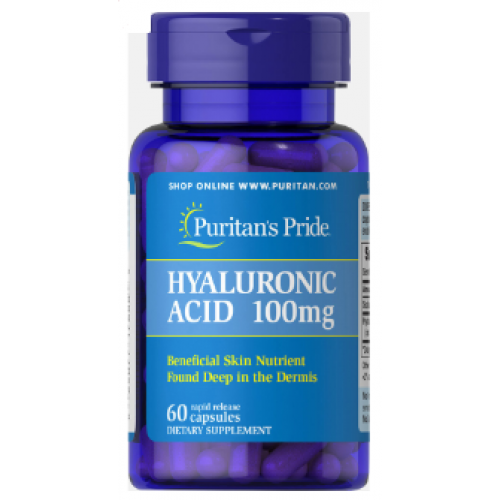 Hyaluronic Acid 100 mg, 60 caps