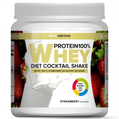 Whey Protein, 420g (Клубника)