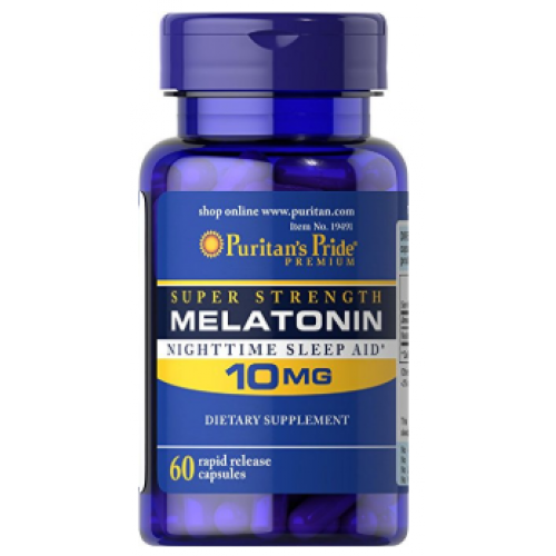 Melatonin 10mg, 60caps