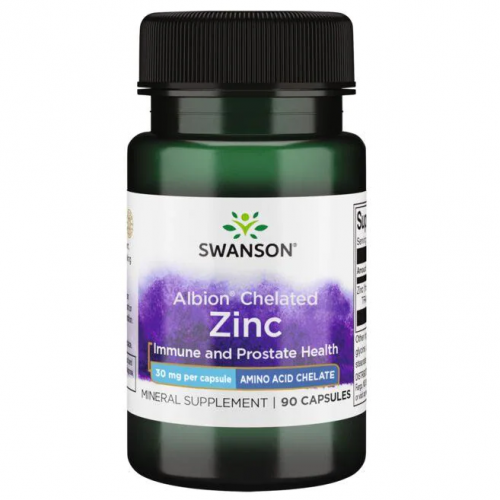 Chelated Zinc 30 mg, 90 caps