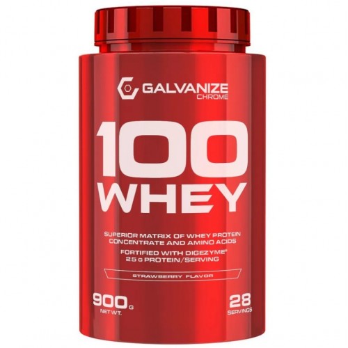100 WHEY, 900g (Клубника)