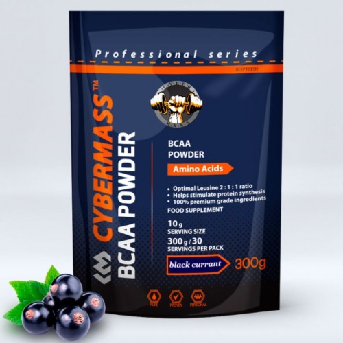 BCAA powder, 300g (Черная Смородина)