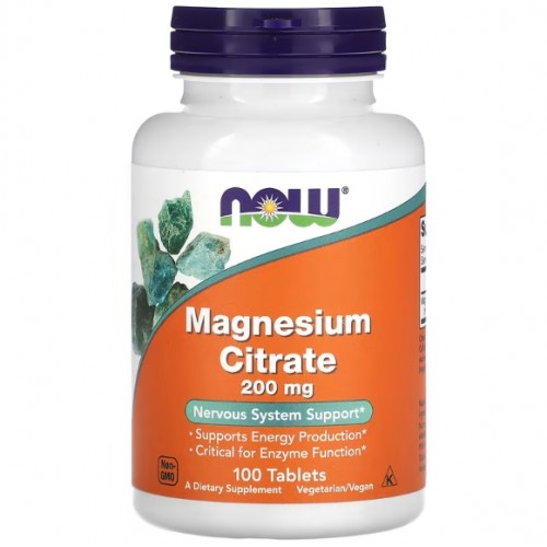 Magnesium Citrate 200, 100 tabs