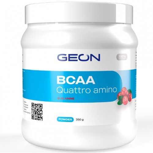 BCAA Quattro Amino, 350g (Клюква)