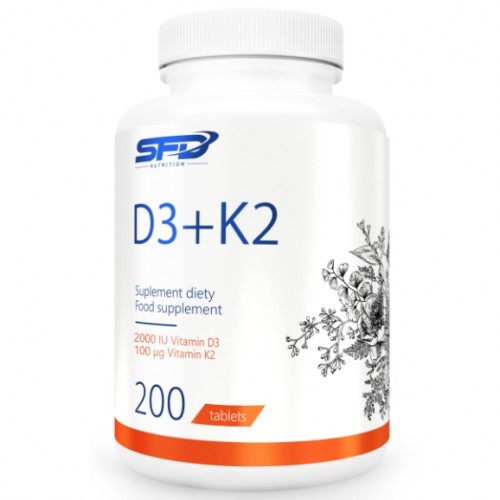 D3 + K2, 200 tabs