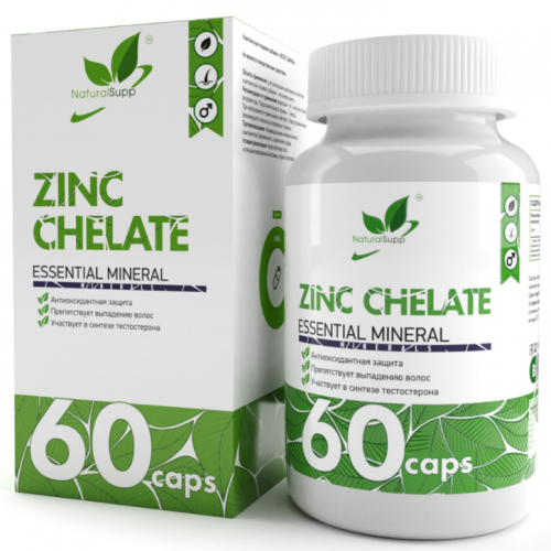 Zinc Chelate, 60 caps