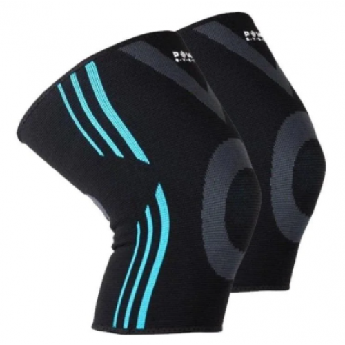 ЭЛАСТИЧЕСКИЙ НАКОЛЕННИК KNEE SUPPORT EVO PS-6021 BLACK/BLUE