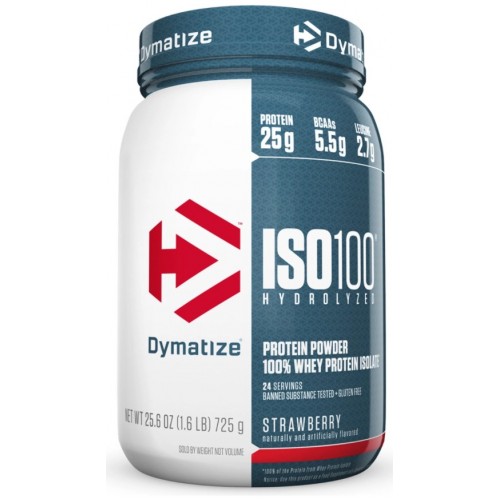 ISO 100 HYDROLYZED, 725 g (Strawberry)