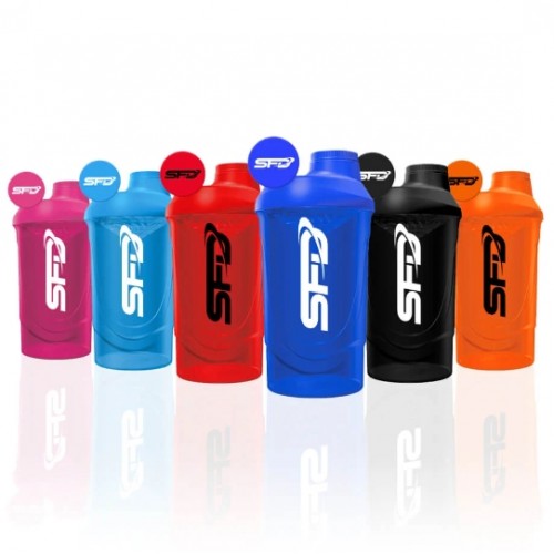 SHAKER WAVE, 600ml (разные цвета)