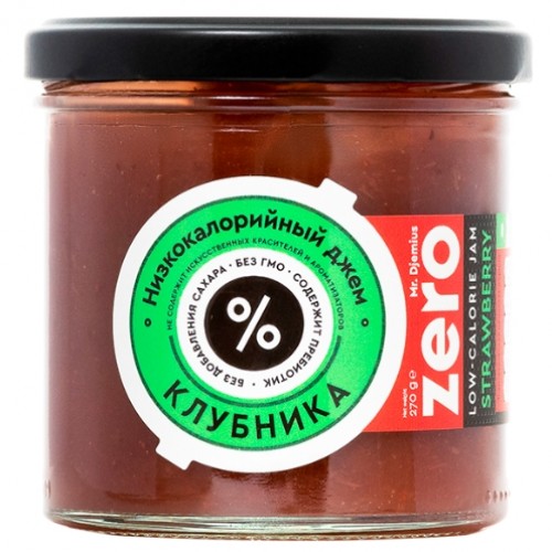 Низкокалорийный джем ZERO без сахара (Клубника)