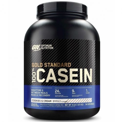 100% Casein Gold Standard, 1.81 kg (Cookies & Cream)