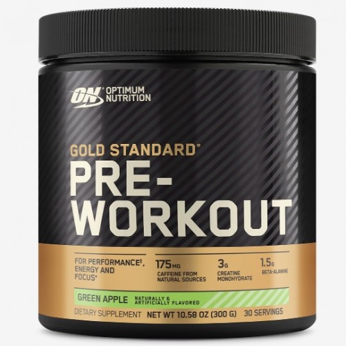 GOLD STANDARD PRE-WORKOUT, 300g (Зеленое Яблоко)