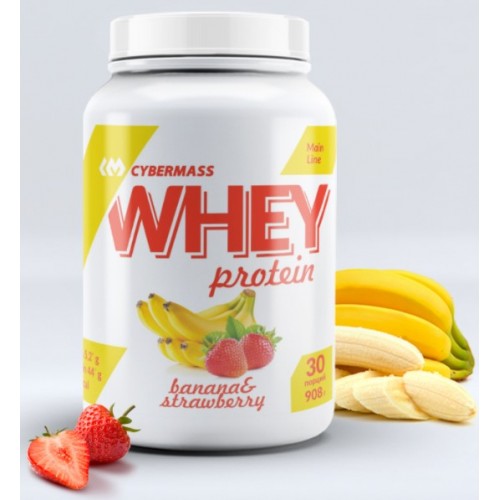Whey protein, 908g (Банан-клубника)