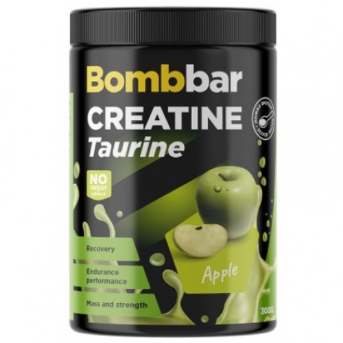 CREATINE + Taurine, 300g (Яблоко)