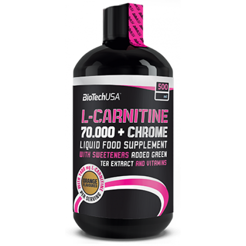 L-carnitine 70.000 mg + Chrome Liquid, 500мл