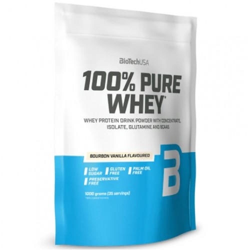 100% Pure Whey, 1000g (Бурбонская  ваниль)