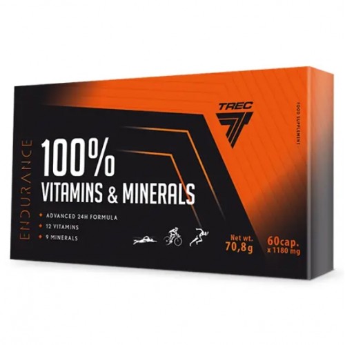 100% VITAMINS & MINERALS, 60 caps
