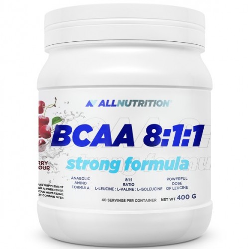 BCAA 8:1:1 Strong Formula, 400g (Со вкусами)