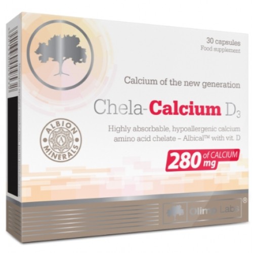Chela-Calcium D3, 30 caps (Кальций хелат)